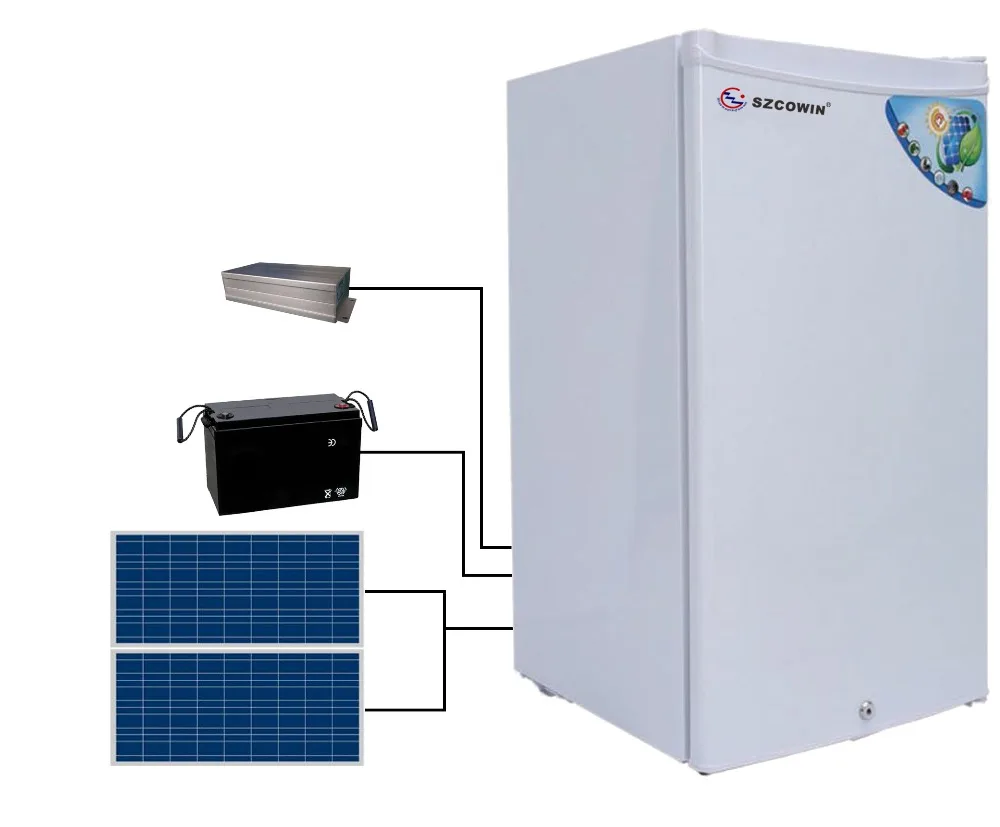 Материал из нержавеющей стали и компактный холодильник на солнечной батарее 12 В 24 В
