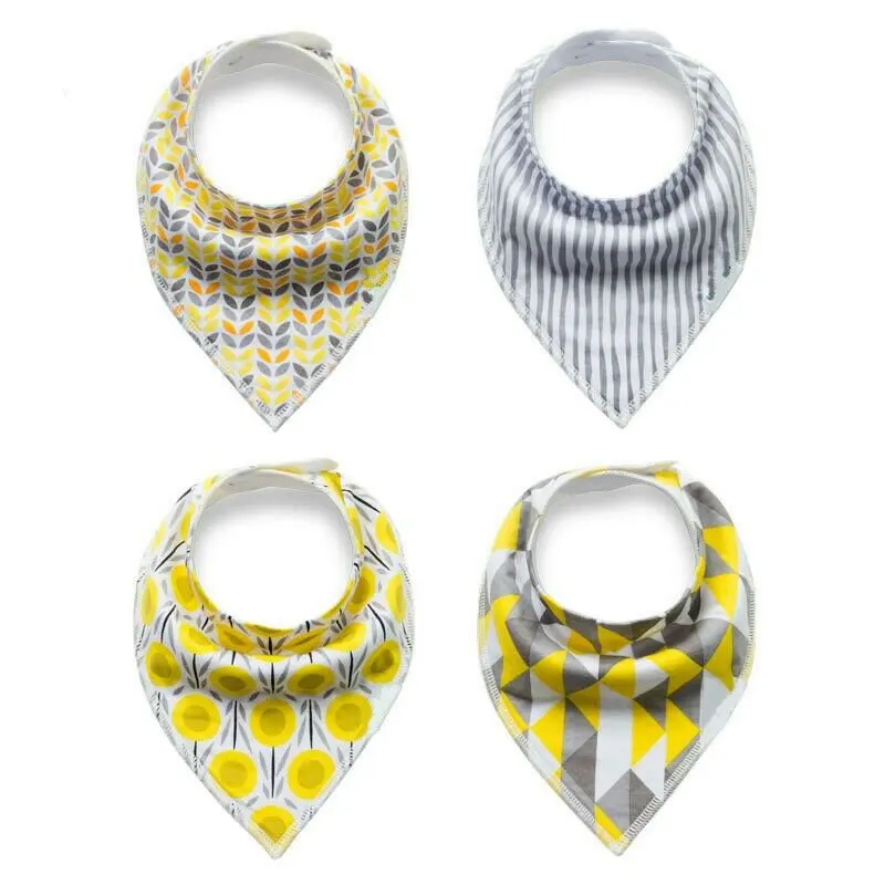 Manufacturer Wholesale Waterproof Custom Printed Bandana Drool Dental Baby Bibs