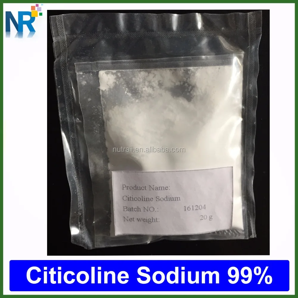 
CDP-choline powder / 33818-15-4 citicoline sodium 