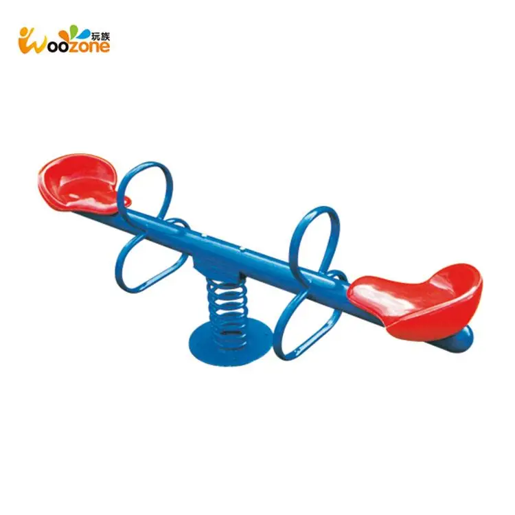 kids garden fitness equipment outdoor cheap hdpe plastic wooden seesaw