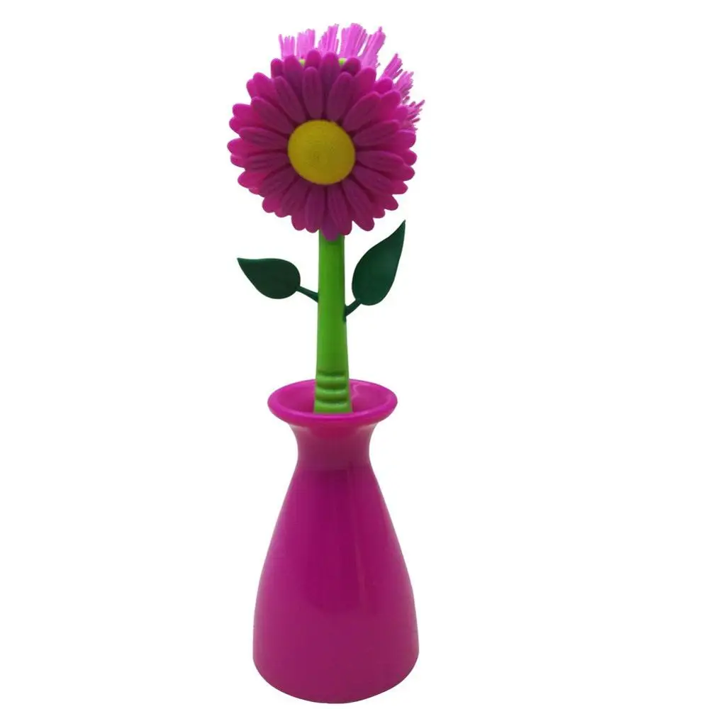 Greenwell Flower Design Kitchen Cleaning Brush Dish Brush