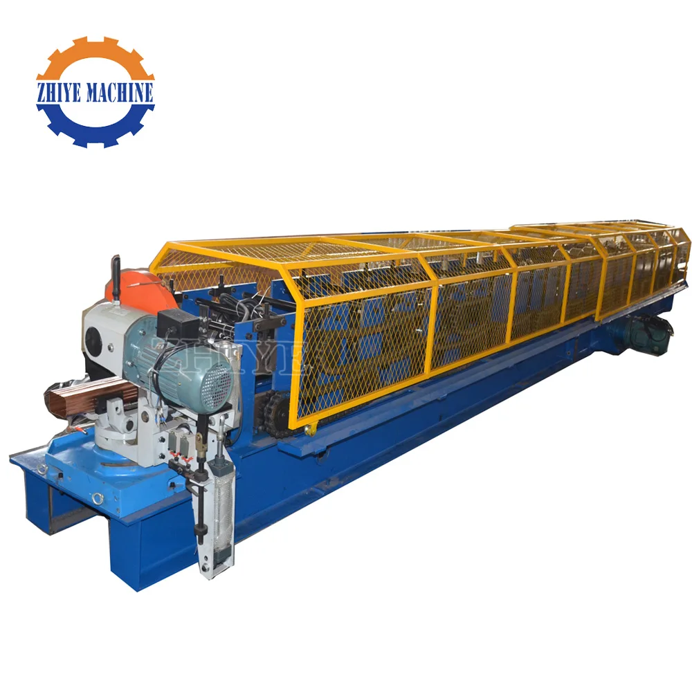 Square  Downpipe Rain Gutter Cold Roll Forming Machinery seamless gutter square Downpipe making machinery