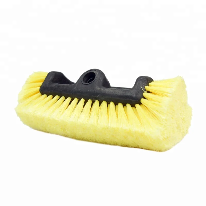 Flow-thru Quad Level Brush Head 25cm Heavy Duty Auto Truck Boat and Vehicle Wash Car Cleaning Brush