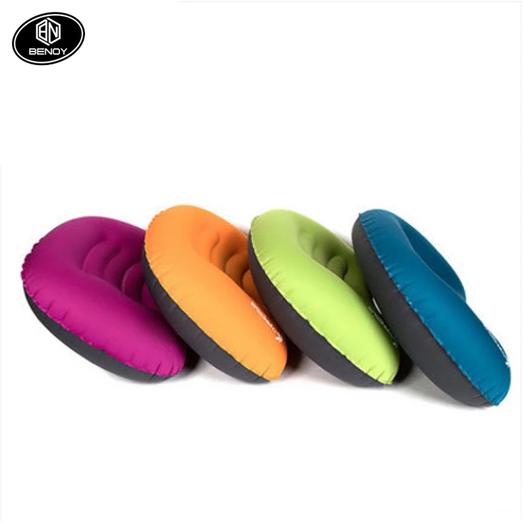 
Hot Sale Amazon New TPU fabric inflatable square back support seat air camping cushion pillow for outdoor 