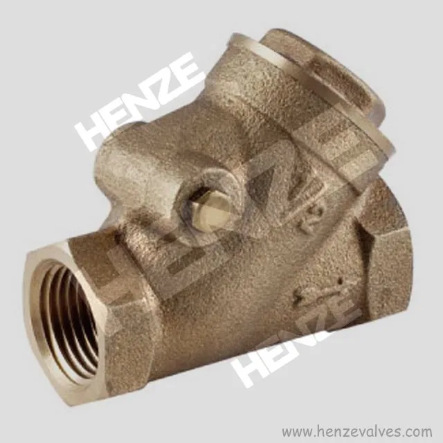 Bronze Threaded Y Type Check Valve