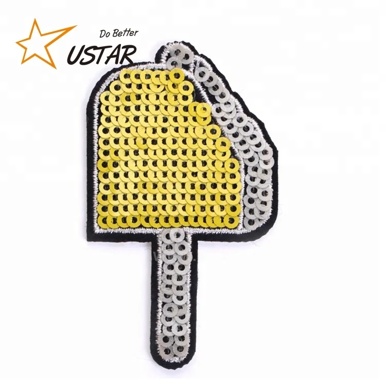 
Cheap Cartoon Reversible Sequined Patch Iron On Embroidery Patches For Sale 