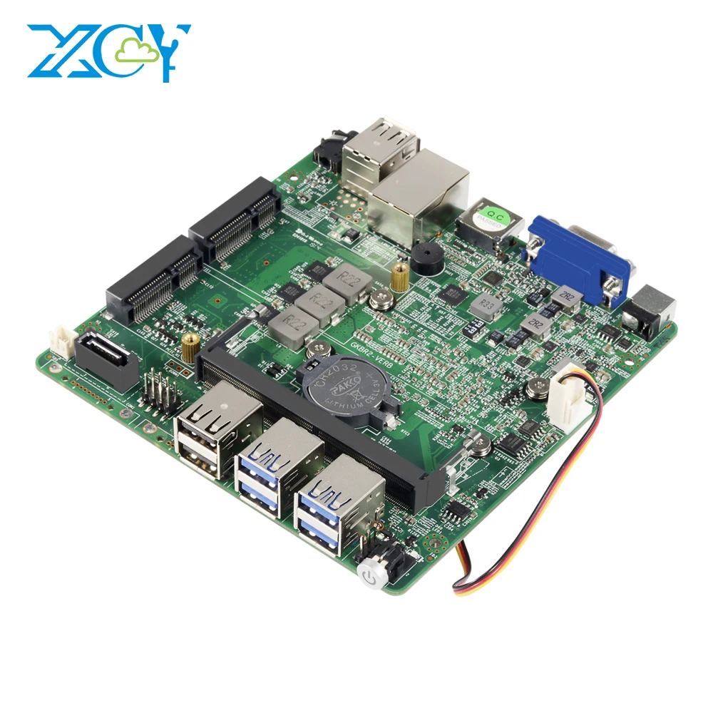  Материнская плата XCY mini pc 8th Core i3 i5 i7 8550U itx материнская DDR4 с памятью