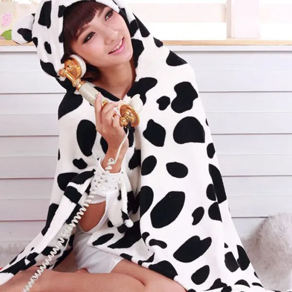 Нью-корова KK172 животных Kigu плащ - костюм мягкая толстовка с капюшоном мыс оптовая продажа