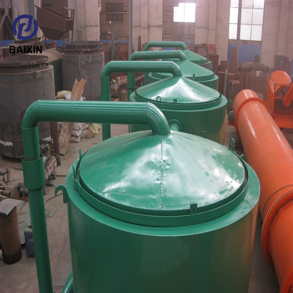 Stainless steel sawdust coconut shell wood charcoal carbonization furnace
