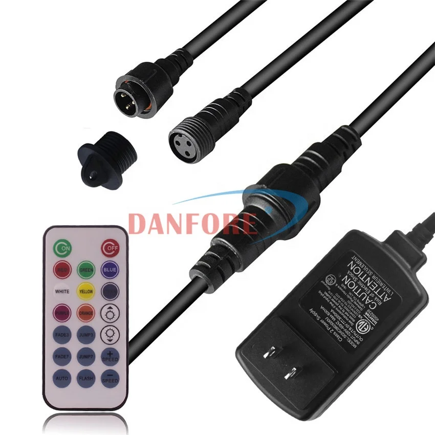 48ft indoor and outdoor S14 waterproof connectable RGB nation  led string light with remote control