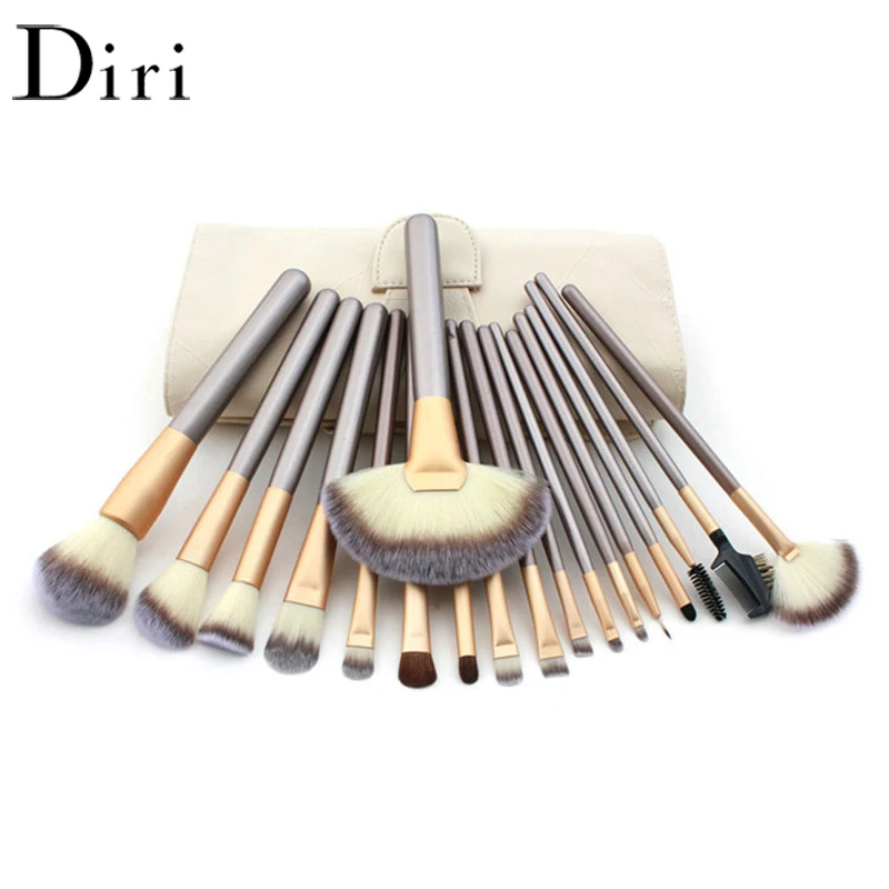 High quality 18Pcs Cosmetic Brush Set With Bag New 2019 Makeup Brush