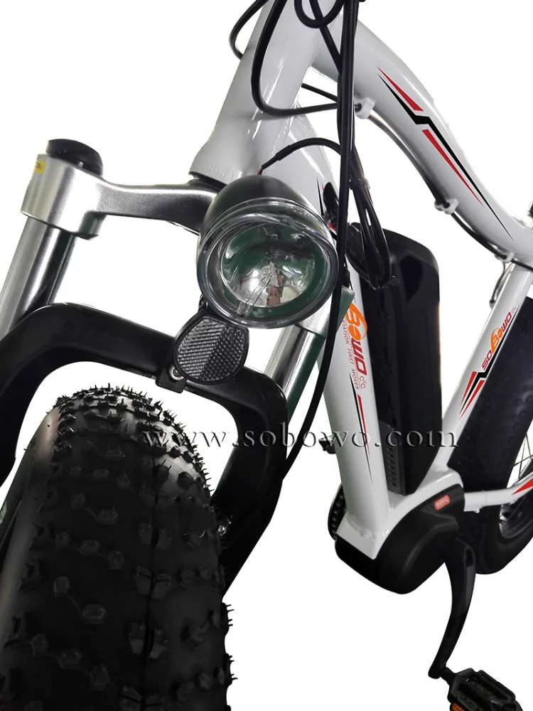 Wide framed Electric Fat Bike moped slim tired mountain bikes
