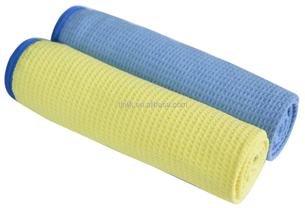 Microfiber Waffle Weave Car Cleaning and Drying Towels