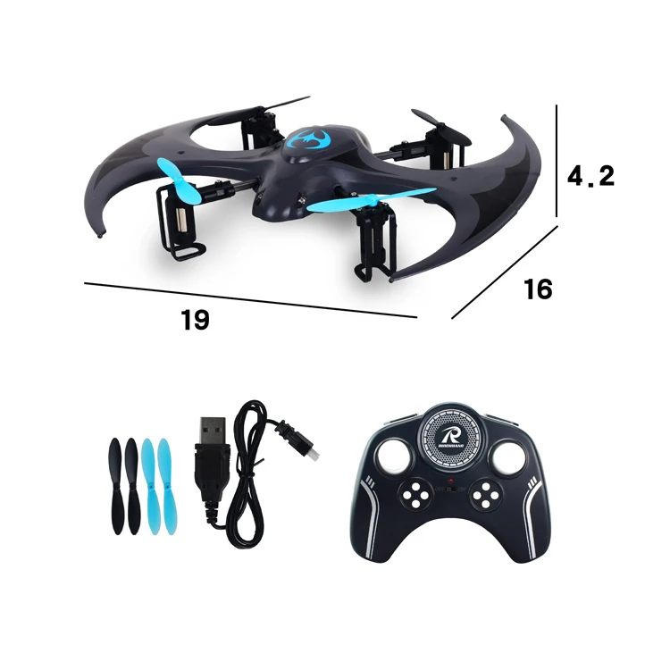 bat design 2.4g 4-axis ufo aircraft camera quadcopter dorne low price rc drone
