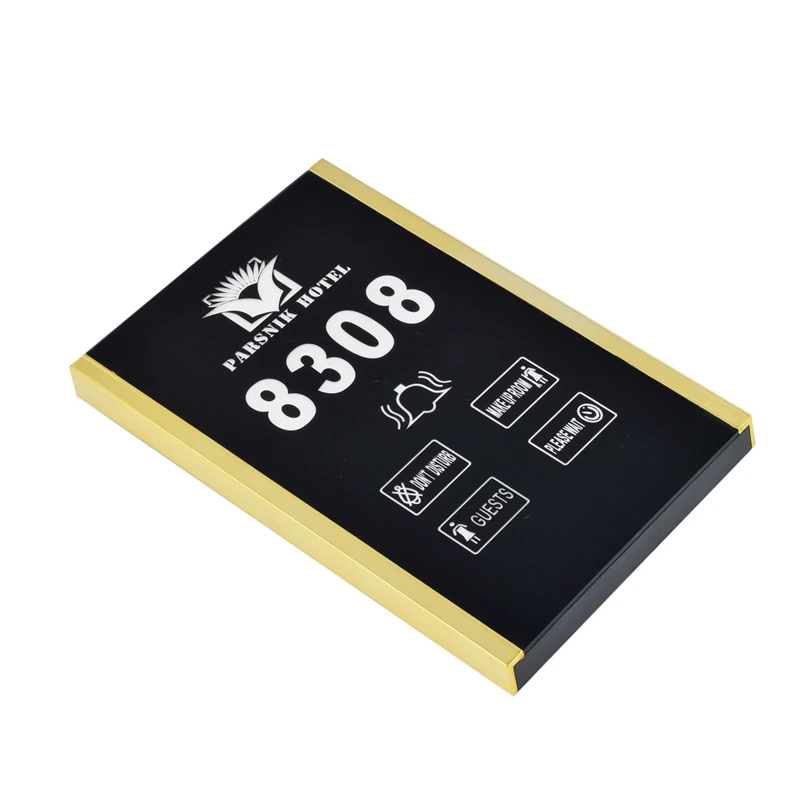 
Five-in-One Electronic LED Hotel Guest Room Number Doorplate Display 