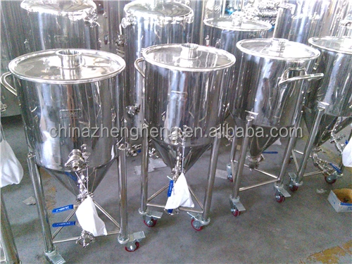 50L 100L stainless steel home brew conical fermenter