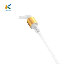 High Quality 24/415 Gold Aluminum Lotion Pump Sprayer Caps For Cosmetic Packaging