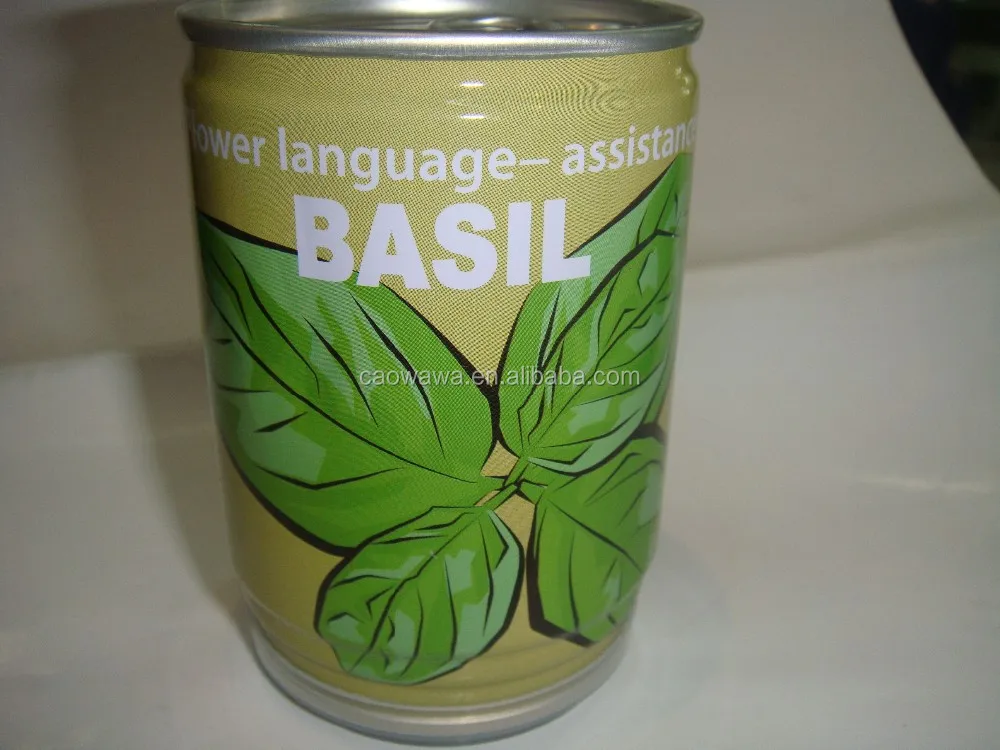 
Herb Seeds Can Flower Tin Pot For Herb promotion gifts 