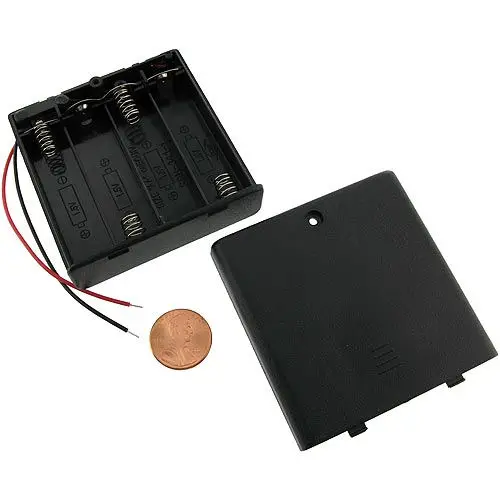 Gelsonlab HSPE-152 4xAA Battery Holder with Cover
