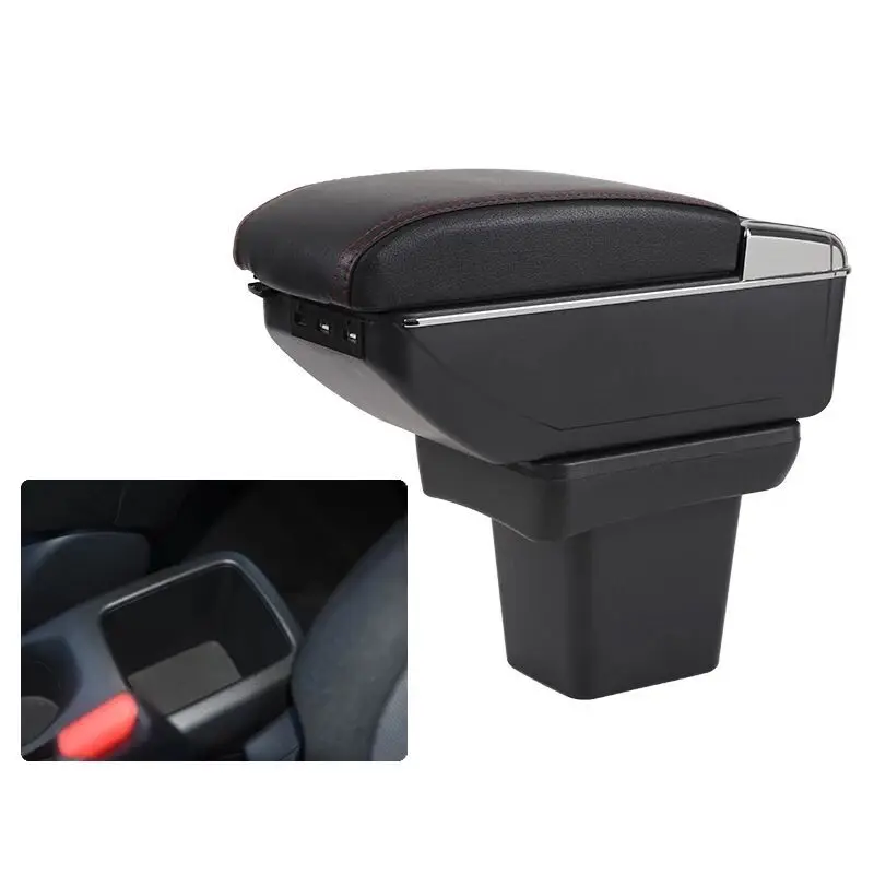 Car Accessories Interior Decoration armrest box central content storage box with USB charging for Nissan Kicks