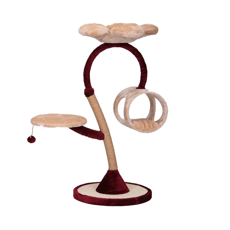 New adjustable cute cat scratcher tree house