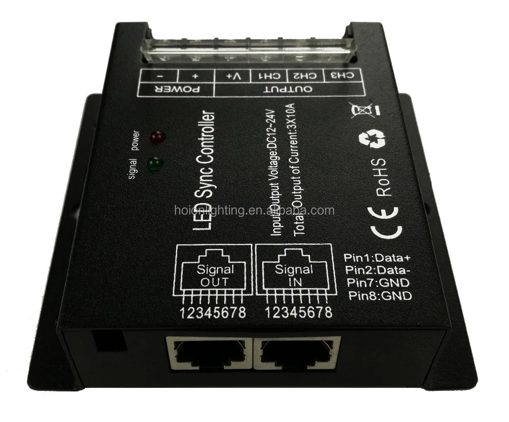 10A*3CH 30A 12V 24V touch panel remote controller led rgb controller Led light controller