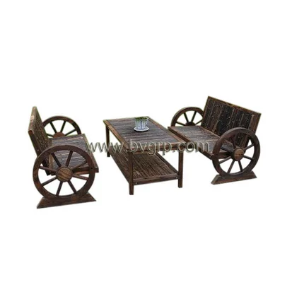 
Good looking outdoor and indoor bamboo or wooden table and chair set 