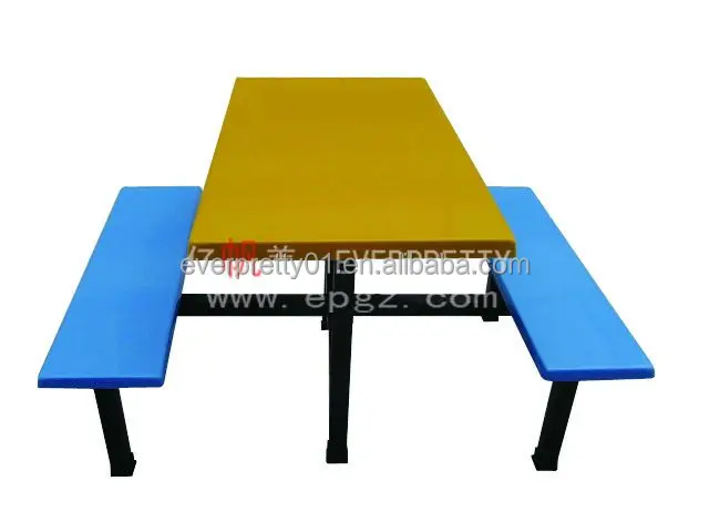 Simple Long Dining Desk For Public School Canteen Table