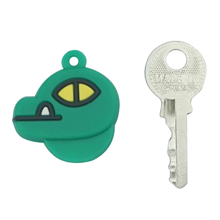 Пользовательские персонализированные кремния животных шаблон мягкий ПВХ ключ крышка