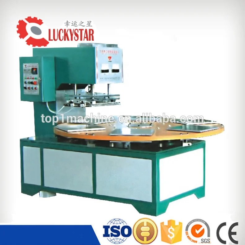 Single head Rotary type of automatic blister sealing machine