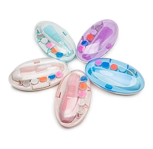2021 new design baby nail clipper set infant grooming nail care set baby nail electric trimmer