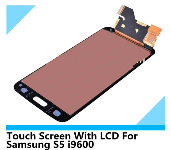 сенсорный экран Оригинальный ЖК дигитайзер стеклянная панель с разъемами для Samsung S5 (i9600)