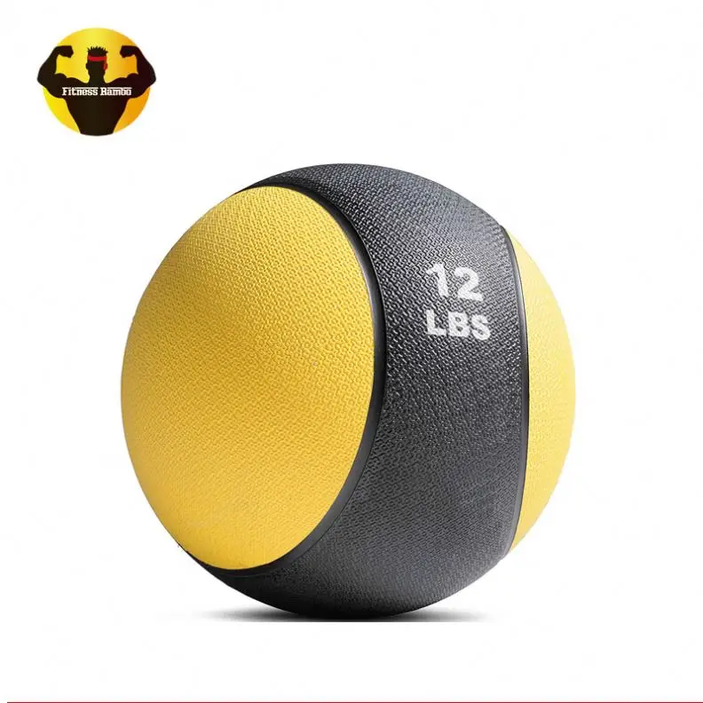 Super high bounce private label 12lb slam weight solid rubber green medicine ball