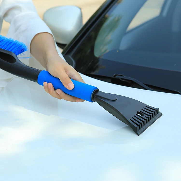Plastic 2 in 1 Set Ice Scraper Car Snow Brush