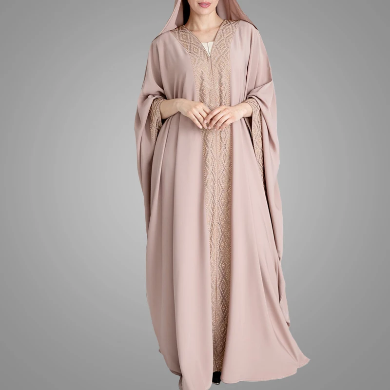 Plus Size Kaftan Dress Latest Burka Designs Pictures Front Open Islamic Clothing High End Moroccan Arab Loose Abaya