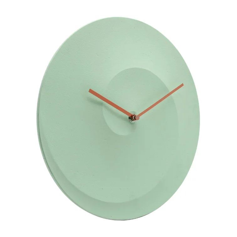 12 inch Home decoration quartz mute simple gift black resin wall clock wholesale modern minimalist art clock custom