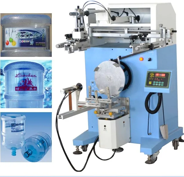 Carousel Screen Printing Machine Bucket Screen Printing Plastic Pails Cylinder Screen Printing Machine