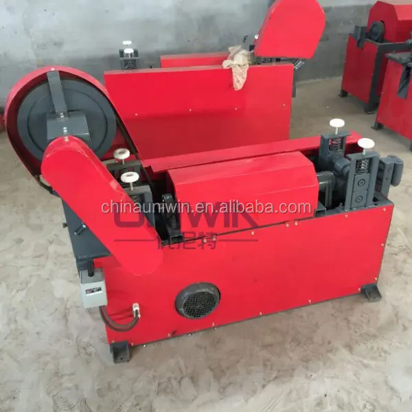 Hydraulic Steel wire straightening and cutting machine for round rebar, coiled bar, deformed rebar
