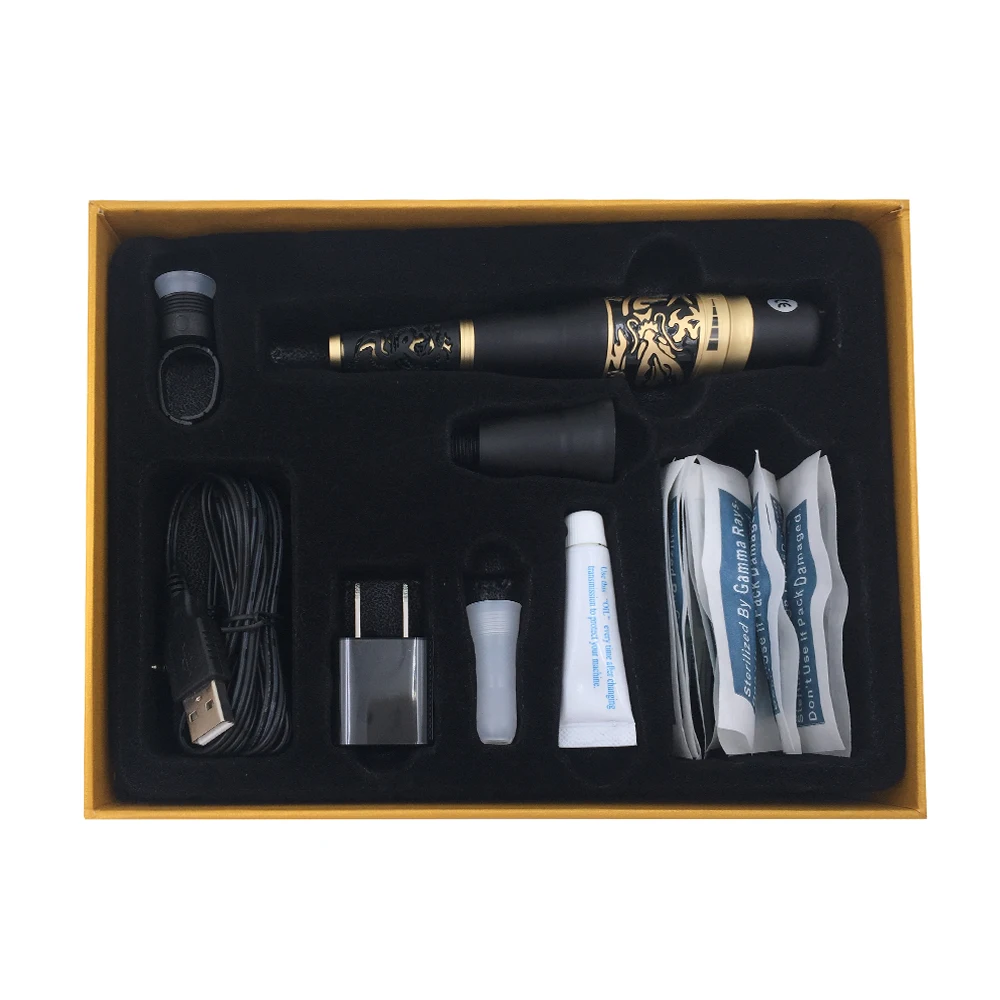 Permanent Makeup Golden Dragon Tattoo machine