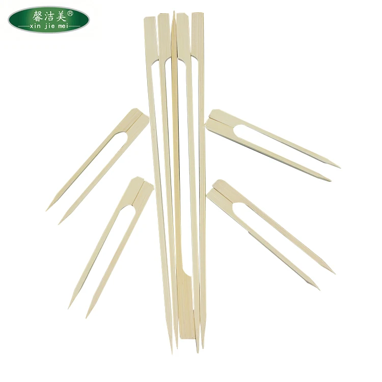 Wholesale natural disposable bamboo skewers barbecue sticks round bamboo sticks