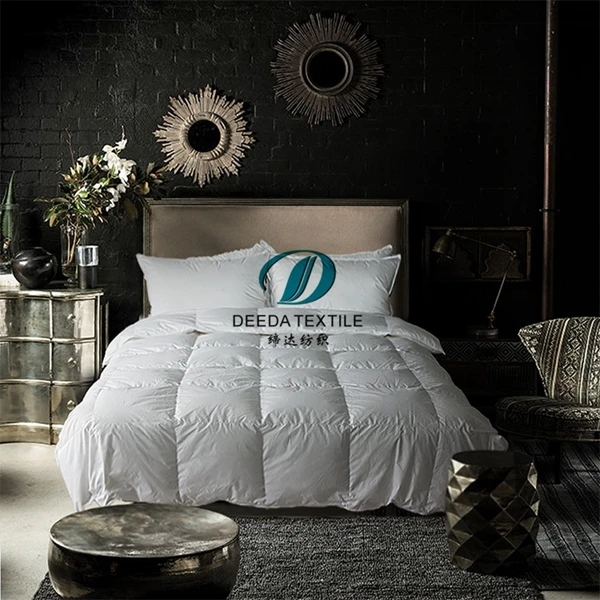 Deeda factory 70% goose down feather quilt for 5 star hotels