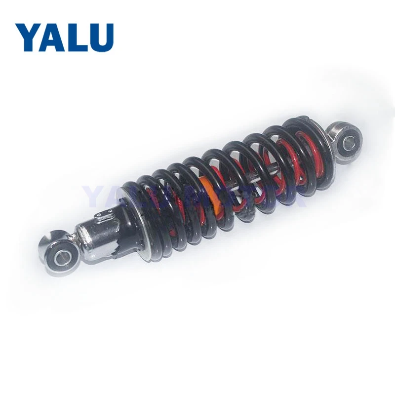 Small bull ATV front shock absorber Four wheel motorcycle black double spring hole 250-270 mm shock absorber