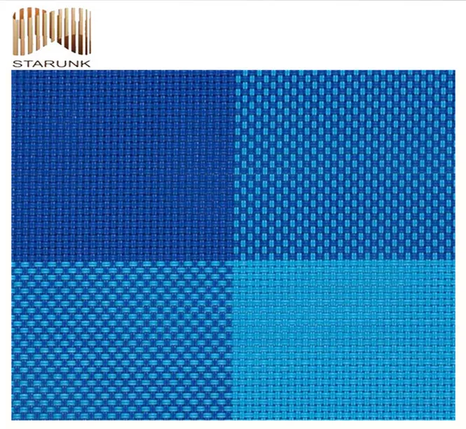 PVC Mesh Fabric PVC Coated Polyester Mesh outdoor furniture fabric beach chair fabric for swimming pool fence