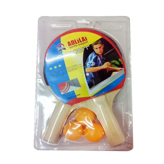 
inexpensive polar wood table tenns racket with 3pcs table tennis ball table tennis blade 