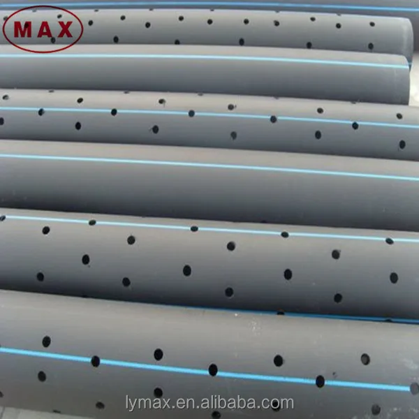 Plastic Large Diameter PE100 HDPE Perforated Drainage Pipe