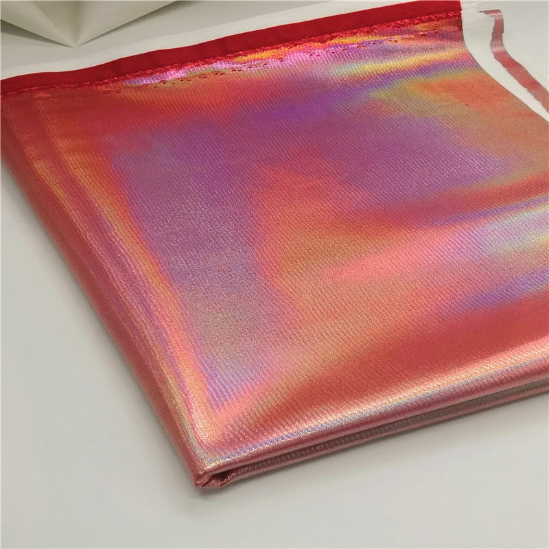 Sample Multi Colors Available PU Laminated Glitter Leather for Bags and Shoes
