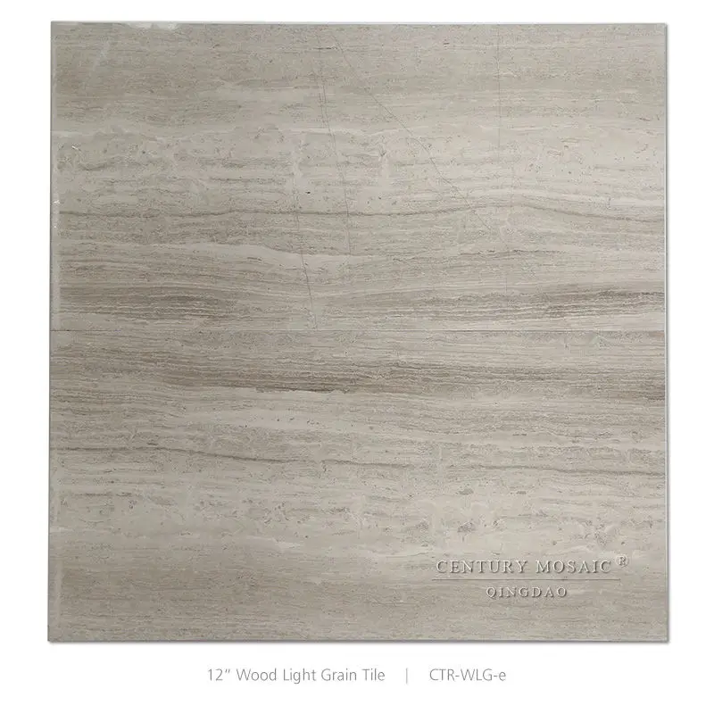 Cheapest High Quality 12x12 Light Wood Vein Polished Floor Marble Tiles