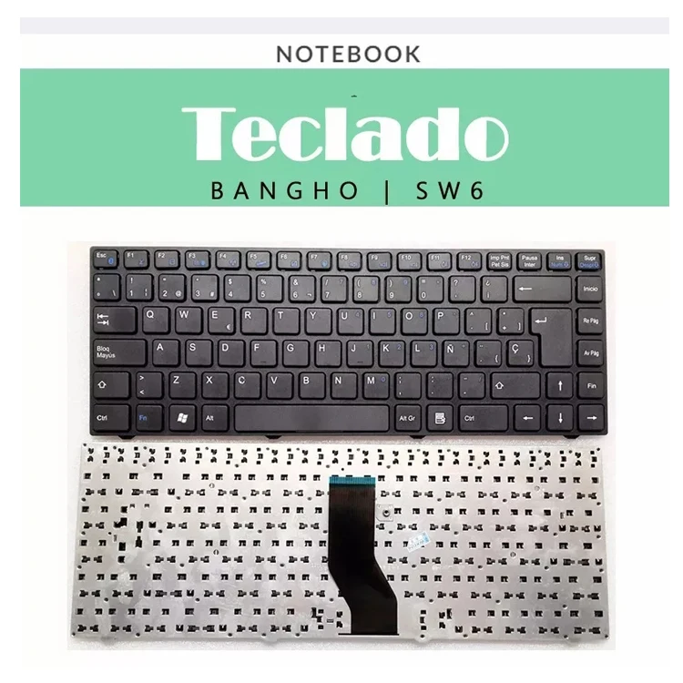 HK-HHT Teclado  Positivo Sw6 S600 S610 S650 S670 Aesw6p01010 Spanish laptop keyboard