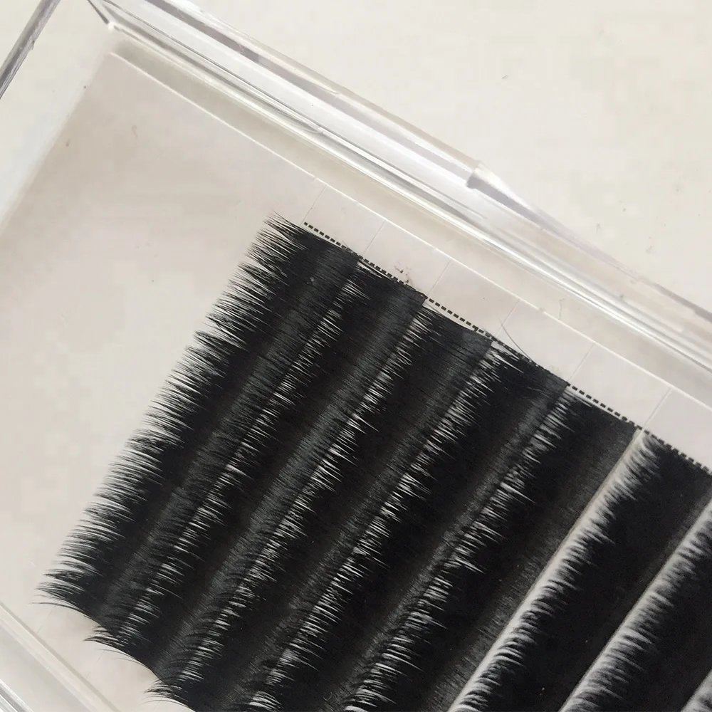 Wholesale Private label easy fanning eyelash extensions Easy Blooming Eyelash