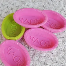 A Single Ellipse Soap Mold Food Grade DIY Silicone Soap Mold Cooking Tools For Kitchen homemade